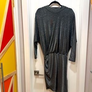 7 For All Mankind NWT Silver Sparkle Knit Dress
Perfect for parties